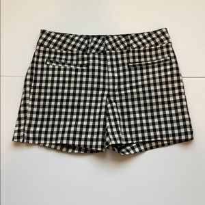 Anthropologie Gingham Check Shorts